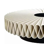 Дизайнерский журнальный стол круглый с фактурной столешницей Ifike варинант исполнения - 2 | Loft Concept в Санкт-петербурге