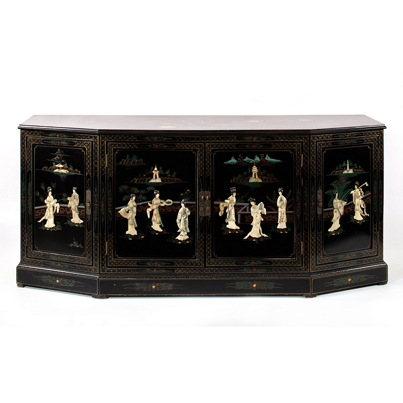 Комод в китайском стиле Chinese Black Chest of Drawers Нидерланды Мульти Черный Комод в китайском стиле Chinese Black Chest of Drawers Нидерланды Мульти Черный в Санкт-петербурге | Loft Concept