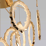 Потолочный светильник светодиодный с золотистым каркасом Ring of Fire варинант исполнения - 3 | Loft Concept в Санкт-петербурге