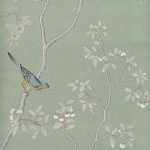 Обои ручная роспись Badminton Mercury Grey варинант исполнения - 1 | Loft Concept в Санкт-петербурге