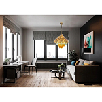 Люстра с каскадом из разноцветных круглых подвесов Key Lustar варинант исполнения - 2 | Loft Concept в Санкт-петербурге