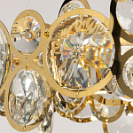 Люстра подвесная из золотых колец 57 см Golden Circles варинант исполнения - 6 | Loft Concept в Санкт-петербурге