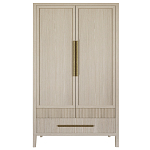 Шкаф платяной Primo с выдвижными ящиками шпон Черный дуб варинант исполнения - 1 | Loft Concept в Санкт-петербурге