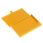 Визитница карманная металлическая с гравюрой Герба России в подарочной коробке Gold Metal Business Card Holders варинант исполнения - 2 | Loft Concept в Санкт-петербурге