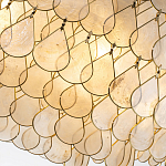 Люстра многоярусная с декором из натуральной морской ракушки Iridescent Light варинант исполнения - 5 | Loft Concept в Санкт-петербурге