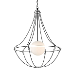 Подвесной светильник из тонких прутьев в форме колокола Forged Thin Rods варинант исполнения - 3 | Loft Concept в Санкт-петербурге