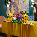 Декоративная статуэтка Yayoi Kusama Flowers that Bloom at Midnight Pink варинант исполнения - 5 | Loft Concept в Санкт-петербурге