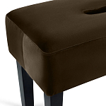 Мягкий  пуф на черных ножках Winton Pouf варинант исполнения - 12 | Loft Concept в Санкт-петербурге