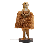 Настольная лампа Цурикат плафон из меха варинант исполнения - 1 | Loft Concept в Санкт-петербурге