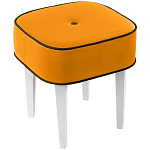 Квадратный мягкий пуф на белых ножках Winton Pouf Square варинант исполнения - 23 | Loft Concept в Санкт-петербурге