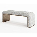 Банкетка Forli с элегантными латунными вставками  варинант исполнения - 1 | Loft Concept в Санкт-петербурге