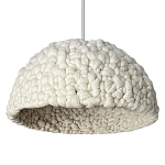 Вязаный подвесной светильник из шерсти Dome Wool Lamp  варинант исполнения - 6 | Loft Concept в Санкт-петербурге