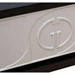 Тумбочка прикроватная с ящиком черно-серого цвета Noble Nightstand варинант исполнения - 3 | Loft Concept в Санкт-петербурге