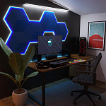 Гипсовая 3D панель с принтографией PM-52 варинант исполнения - 1 | Loft Concept в Санкт-петербурге