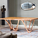 Обеденный стол прямоугольный с фигурными ножками G-table варинант исполнения - 2 | Loft Concept в Санкт-петербурге