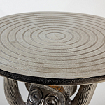 Столик с подстольем в виде обезьянки Bombay Nickel варинант исполнения - 3 | Loft Concept в Санкт-петербурге