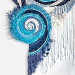 Текстильный Арт-объект ручной работы Galaxy варинант исполнения - 1 | Loft Concept в Санкт-петербурге