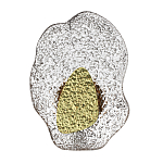 Бра с рельефным волнообразным стеклянным плафоном и вставкой из мрамора Liquid Stone варинант исполнения - 1 | Loft Concept в Санкт-петербурге