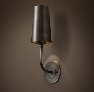 Бра RH Modern Taper Sconce with Metal Shade