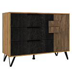 Комод с 3-мя ящиками и дверцей Stone Effect варинант исполнения - 1 | Loft Concept в Санкт-петербурге