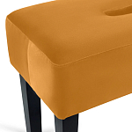 Мягкий  пуф на черных ножках Winton Pouf варинант исполнения - 14 | Loft Concept в Санкт-петербурге