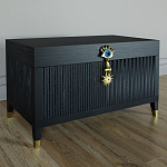 Большой дизайнерский Сундук Elsa Dreams Black варинант исполнения - 4 | Loft Concept в Санкт-петербурге