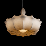 Подвесной светильник с белым фигурным абажуром и мягкими волнистыми краями Cloud Motion  варинант исполнения - 12 | Loft Concept в Санкт-петербурге