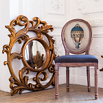 Зеркало настенное с рамой цвета античная бронза Classic Ornament Mirror варинант исполнения - 3 | Loft Concept в Санкт-петербурге