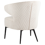 Современное мягкое кресло на металлических ножках Rakush Milk варинант исполнения - 4 | Loft Concept в Санкт-петербурге