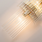 Бра с золотистым основанием и прозрачными трубками Nembus варинант исполнения - 4 | Loft Concept в Санкт-петербурге