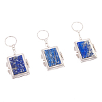 Зеркало брелок складное двухстороннее из натурального камня Лазурит Stone Mirrors варинант исполнения - 4 | Loft Concept в Санкт-петербурге