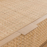 ТВ-тумба с плетеным декором Buckley Wicker TV Stand варинант исполнения - 5 | Loft Concept в Санкт-петербурге