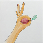 Плитка дизайнерская с рисунком Лимон варинант исполнения - 2 | Loft Concept в Санкт-петербурге