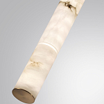 Подвесной светильник с плафоном в форме цилиндра из алебастра Cryptocrystalline Stone варинант исполнения - 5 | Loft Concept в Санкт-петербурге