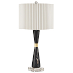 Настольная лампа с плиссированным цилиндрическим абажуром Tightened Waist варинант исполнения - 3 | Loft Concept в Санкт-петербурге