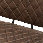 Стул с темно-коричневой обивкой из экокожи Benderson варинант исполнения - 8 | Loft Concept в Санкт-петербурге