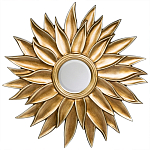 Зеркало-солнце с золотыми с лучами Rays of Peace варинант исполнения - 1 | Loft Concept в Санкт-петербурге