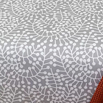 Постельное белье серого цвета с рисунком 200х220 см Blossom Essence варинант исполнения - 4 | Loft Concept в Санкт-петербурге