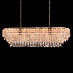 Люстра овальная с каскадом из прозрачного хрусталя Constant Sparks варинант исполнения - 1 | Loft Concept в Санкт-петербурге