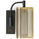Бра с плафоном из перфорированного металла Elledge Wall Lamp варинант исполнения - 12 | Loft Concept в Санкт-петербурге