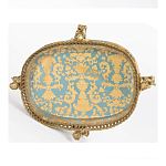 Чаша с орнаментом на ножках в виде бронзовых ангелов Eden Garden варинант исполнения - 4 | Loft Concept в Санкт-петербурге