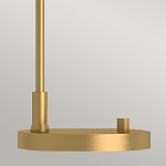 Настольная лампа с конусообразным плафоном и внутренней частью золотого цвета Alora Mood варинант исполнения - 7 | Loft Concept в Санкт-петербурге