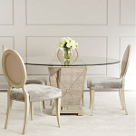 Стол обеденный круглый на зеркальном основании Spectacular Table варинант исполнения - 1 | Loft Concept в Санкт-петербурге