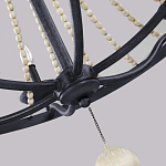 Люстра с 6-ю лампами и кремовыми деревянными бусинами Feiss варинант исполнения - 5 | Loft Concept в Санкт-петербурге