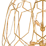 Люстра овальная с переплетенными ромбами Large Scale Artwork варинант исполнения - 1 | Loft Concept в Санкт-петербурге