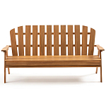 Садовая скамья из массива акации Ruth Wooden Bench варинант исполнения - 1 | Loft Concept в Санкт-петербурге