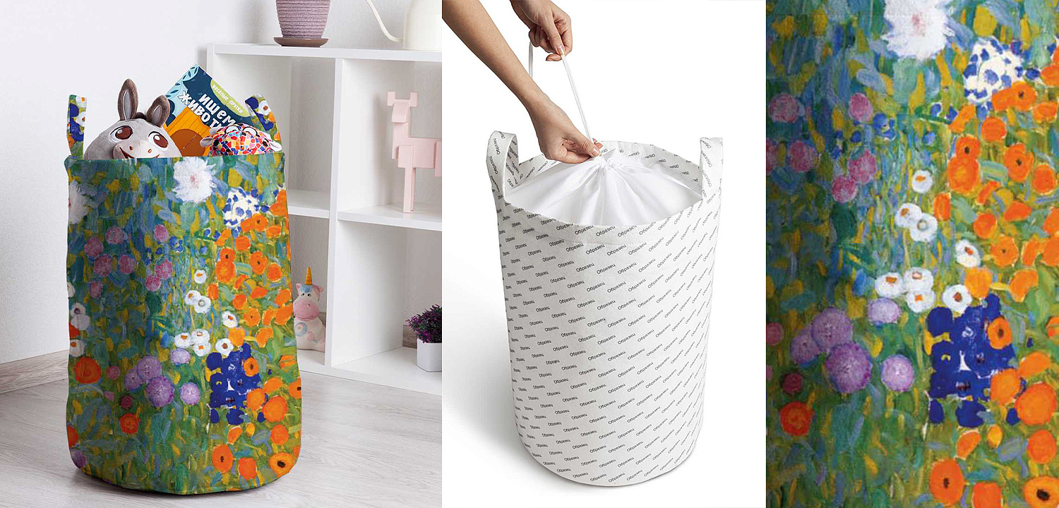 Корзина Flowers Impressionism Basket Корзина Flowers Impressionism Basket - Loft-Concept в Санкт-петербурге