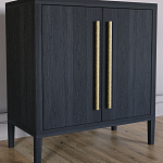 Современный Буфет Primo с 2 дверцами Черный дуб варинант исполнения - 3 | Loft Concept в Санкт-петербурге