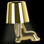 Настольная лампа фигурная цвета золото с гладким абажуром Высота 16 см Sophia варинант исполнения - 5 | Loft Concept в Санкт-петербурге