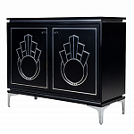 Черный комод в стиле арт-деко Luciano варинант исполнения - 2 | Loft Concept в Санкт-петербурге